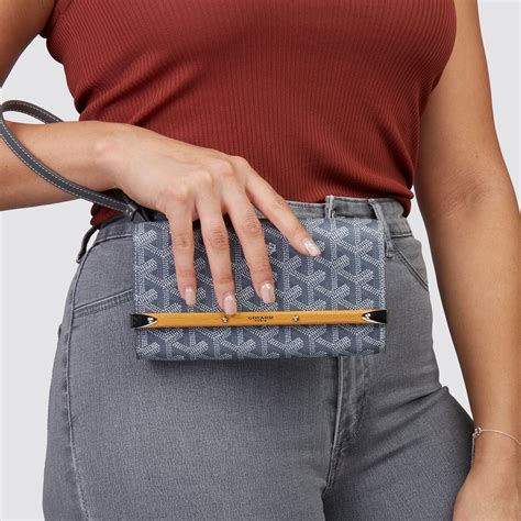 goyard mini clutch.